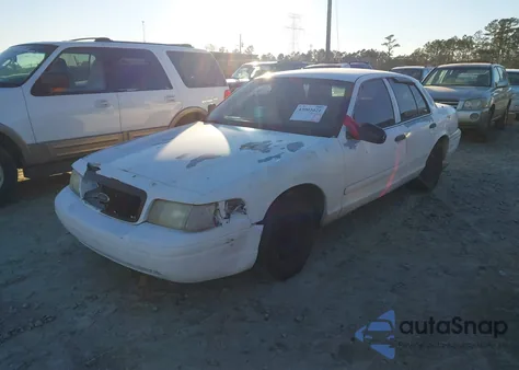 2001 Ford Crown Victoria Police Interceptor из США, поврежденный, VIN 2FAFP71W21X102992